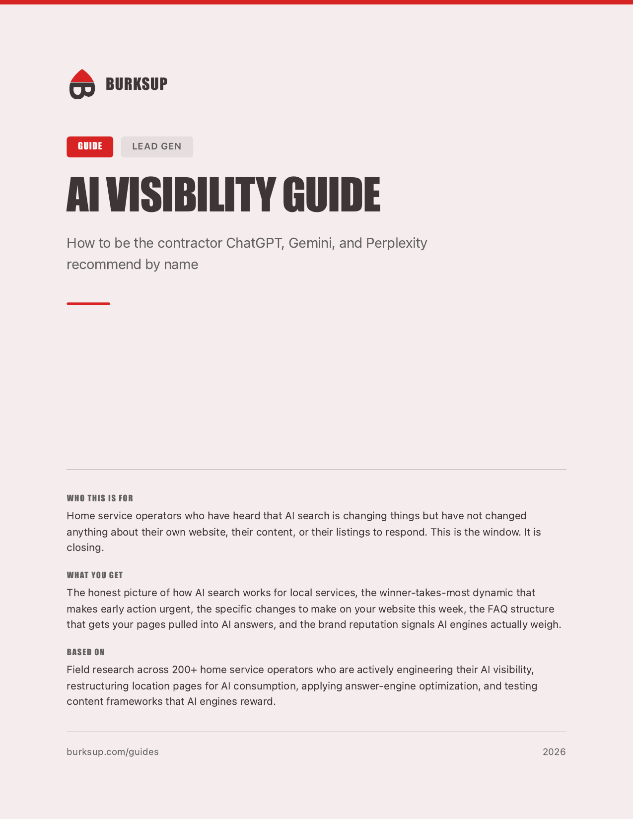 Preview of AI Visibility Guide