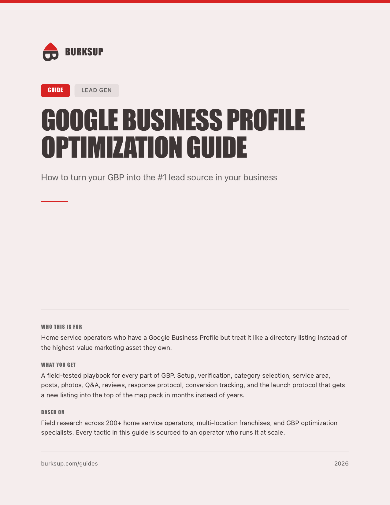 Preview of Google Business Profile Optimization Guide