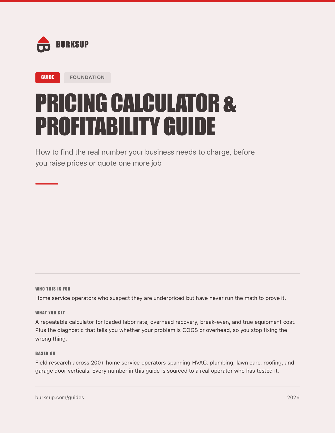 Preview of Pricing Calculator & Profitability Guide