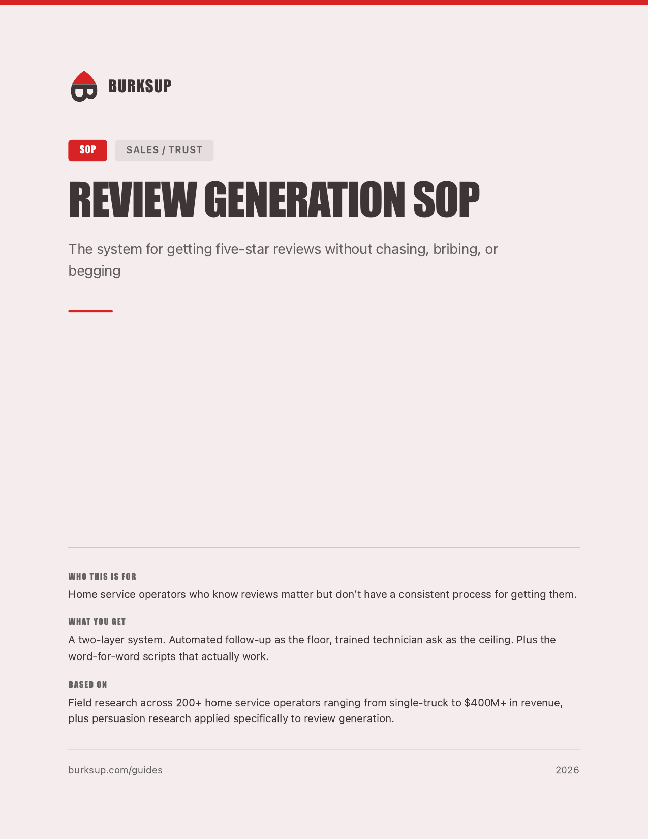 Preview of Review Generation SOP