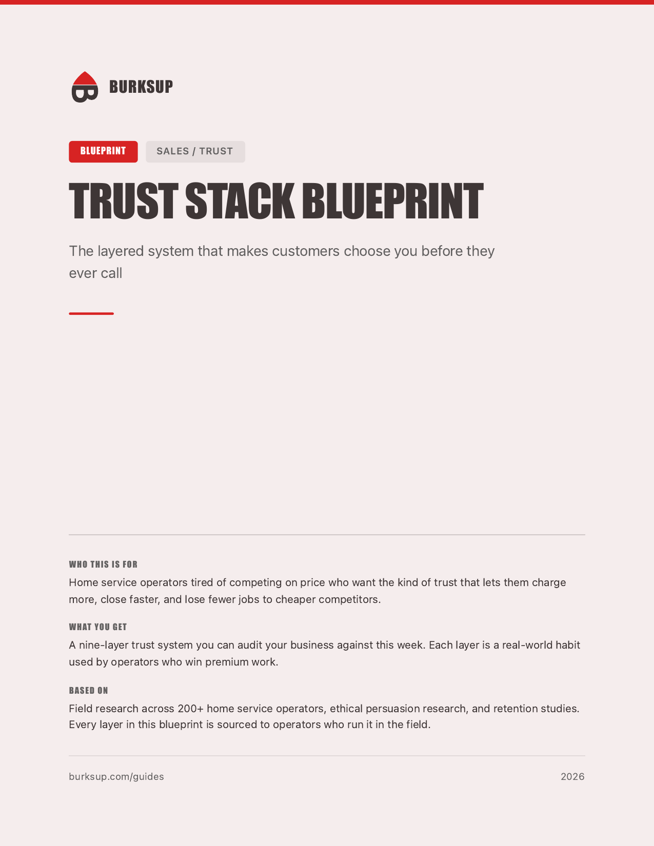 Preview of Trust Stack Blueprint